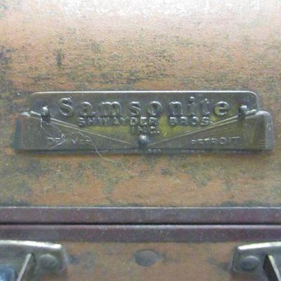 Lot 4 - Vintage Samsonite Shwayder Brown Hard Sided Suitcase