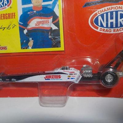 1996 Dragster new in pack and Pontiac Future car.