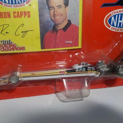 Ron Capps Dragster and coolest pizza delivery truck.