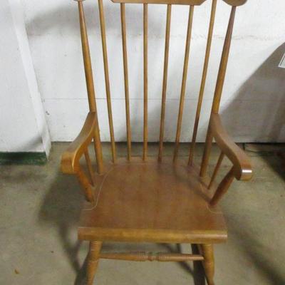 Lot 18 - Wooden Rocking Chair