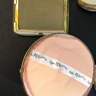 Mixed Lot of Vintage & Contemporary Makeup Compacts and Pill Box