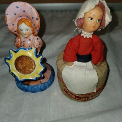 Vintage Doll Pin cushions