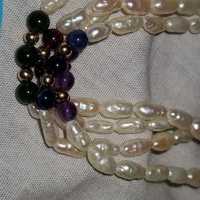 Fresh Water 4 strand pearl necklace 