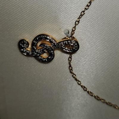 18k Gold Overlay necklace 