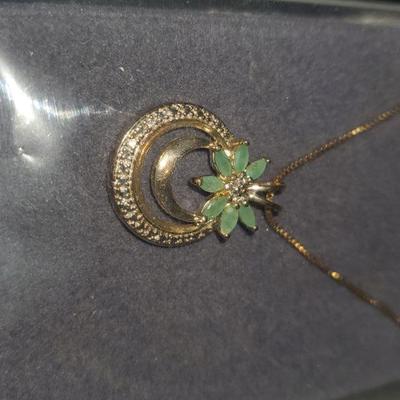 Sterling Gold Overlay Necklace