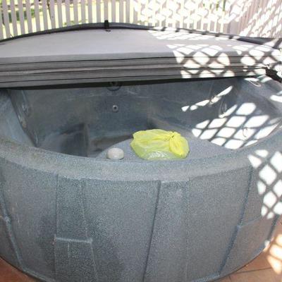 Online Auction Browns Valley-Portable Dream Makers Hot Tub-Spa Seats 5-Mirage w/ Cover