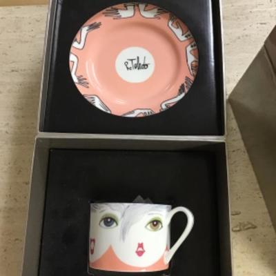 R. Toledo for Nordstrom Teapot and Cup and Saucer