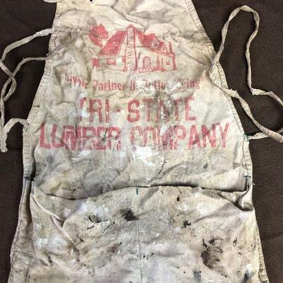 Lot #14 TRI STATE LUMBER CO Apron for the worker!