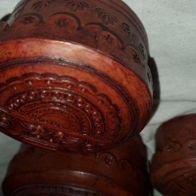 Leather Containers from puru