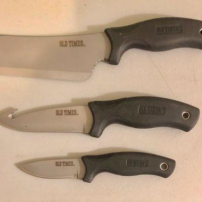 Old Timer Knife Trio Set New No Box. Condition is New.