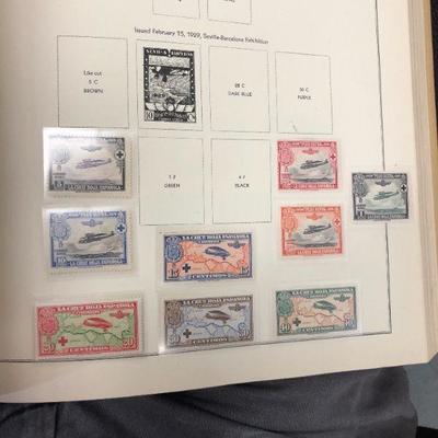 Partially Full Binder of World Stamps 60+ pages have stamps