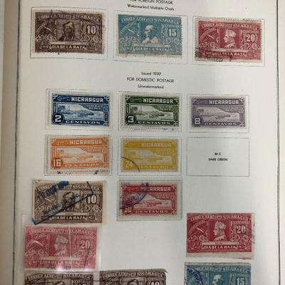 International Air Post Partially Filled Stamp Album 40+ partially filled pages.