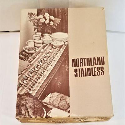 Lot #4  71 Piece Set of Mid-Century Northland Stainless Steel flatware in original box