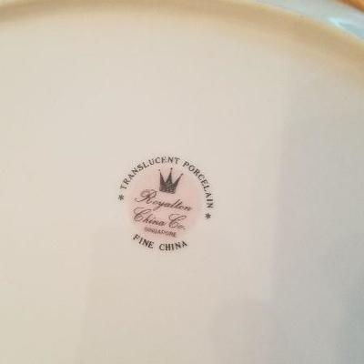 Royalton China Co. Translucent Porcelain Fine China