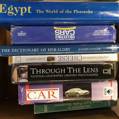 #162 Box of Coffee Table Books (7) 