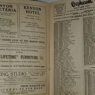 Orpheum Program
