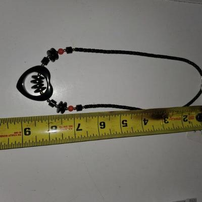 Heart Hematite Necklace