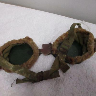Lot 73 - Vintage Military Items Aviator Goggles 