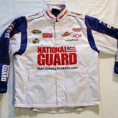 Chase Authentics Mountain Dew National Guard NASCAR Racing Pit Crew Jacket