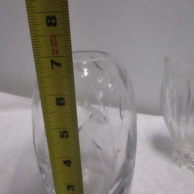 Lot 123 - Clear Crystal Glass Decor
