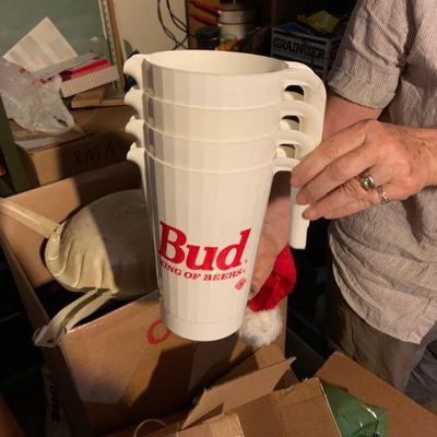 Classic vintage Budweiser pitchers 