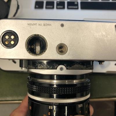 Nikon FM2 35MM Camera w/ Nikkor 55mm lens & Vivitar Zoom Lens Hoya Skylight & more