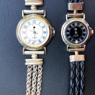 Pair of Ecclissi Fashion Wristwatches