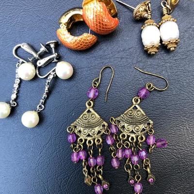 Lot of 4 Fashion Earrings