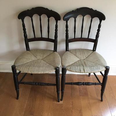 Lot 8 - Pair of Kids Chairs & Vintage Kids Books