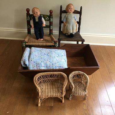 Lot 12 - Pair of Childrenâ€™s Chairs & More