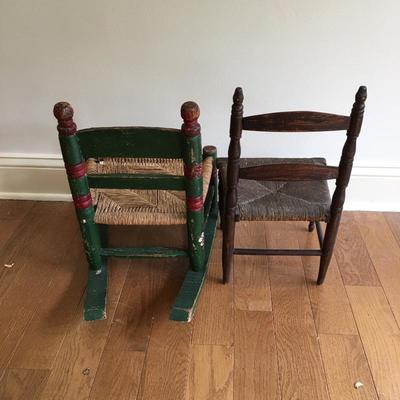 Lot 12 - Pair of Childrenâ€™s Chairs & More