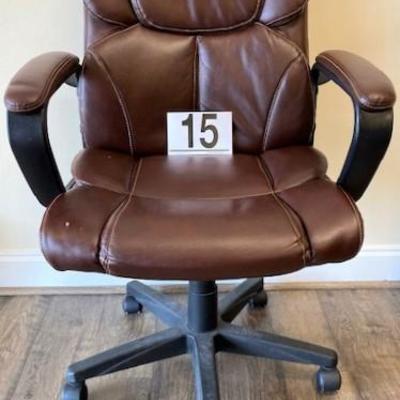 LOT#15: Bonded Leather Office Chair