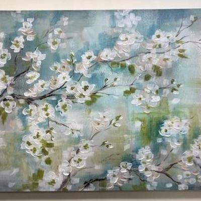 LOT#78: Tree with White Blossoms 