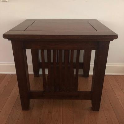 Lot 23 - Pair of Mission Style End Tables