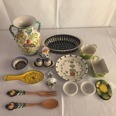 Lot 25 - Italian Style Dishware and More