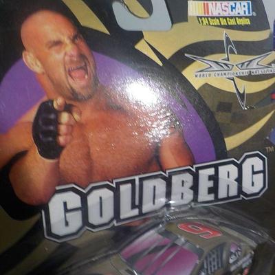 WWF Gold berg car and Tiger.