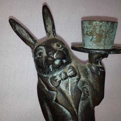 Butler Bunny Candle Holder