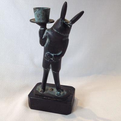 Butler Bunny Candle Holder