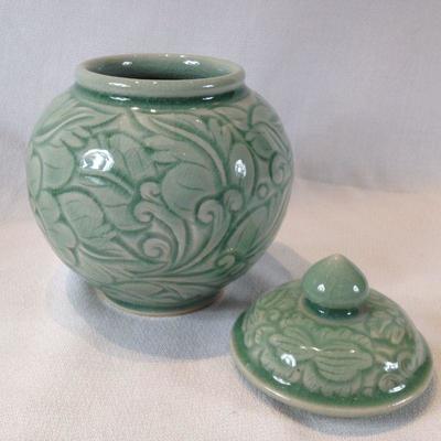 Celadon Ginger Jar