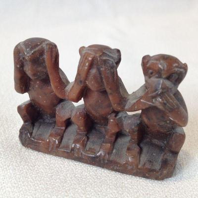 Soapstone Wisdom Monkeys