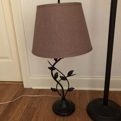 Lot 40 - Matching Floor and Table Lamp