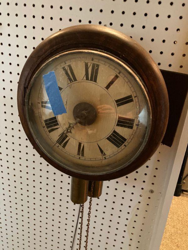 Lot 349 Postal wag on the wall clock.
