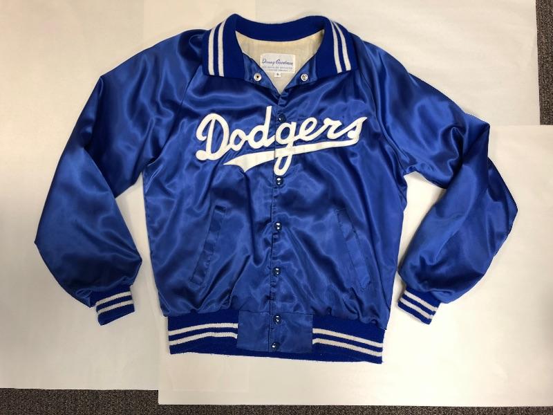 Dodgers サテンジャケット Danny Goodman Vintage 70s LA Dodgers Jacket Danny Goodman Satin Baseball