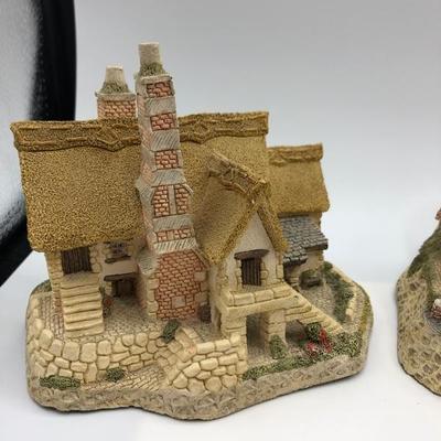 Set of 3 David Winter Cottage Figurines