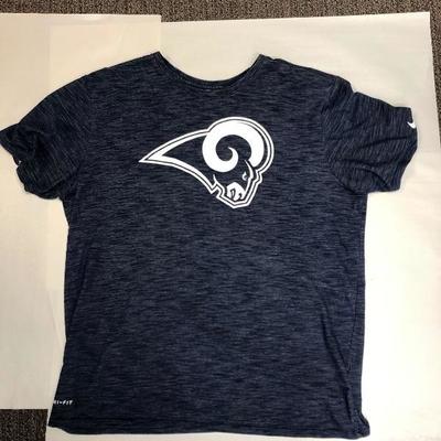 XL Nike & Los Angeles Rams Dri-Fit T Shirt Official NFL Apparel