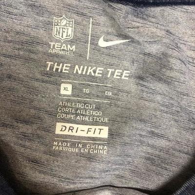 XL Nike & Los Angeles Rams Dri-Fit T Shirt Official NFL Apparel
