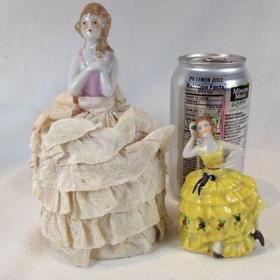 Pincushion and Perfume Dresser Dolls