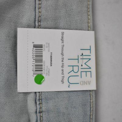 Jean Shorts, Size 14, by TIme & Tru - New
