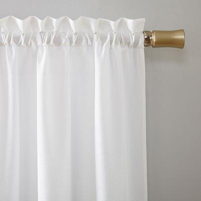 2x Mainstays Sailcloth Rod Pocket Curtain Panels, 28