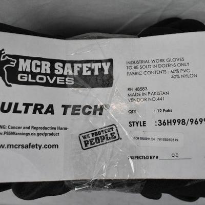 MCR Safety Gloves, Qty 12 pair - New